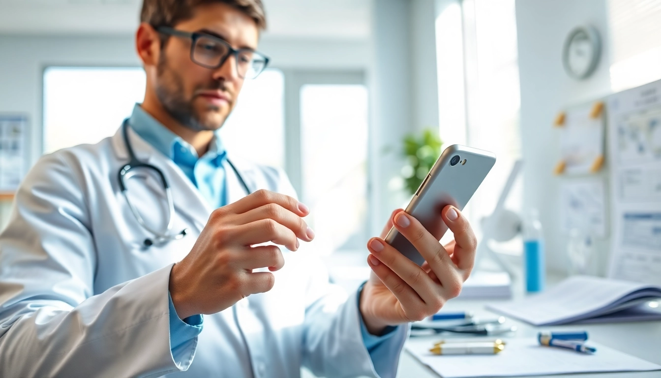 Streamlining medication management with apps for electronic prescriptions in a modern healthcare setting.